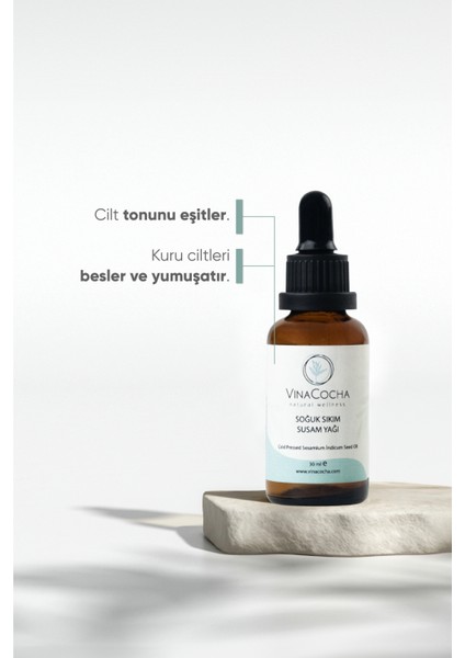 Soğuk Sıkım Susam Yağı 30ML