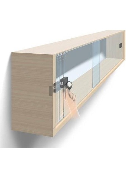 Kartlı Manyetik Anahtarsız Dolap Kapak Kasa Kilit Seti modelleri