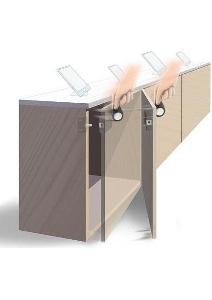 Kartlı Manyetik Anahtarsız Dolap Kapak Kasa Kilit Seti fırsatları