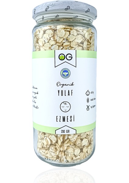 OG natural Organik Yulaf Ezmesi 210 gr