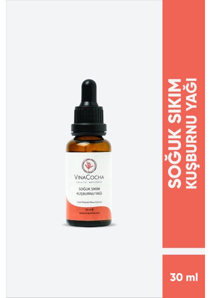 Soğuk Sıkım Kuşburnu Çekirdeği Yağı 30ML
