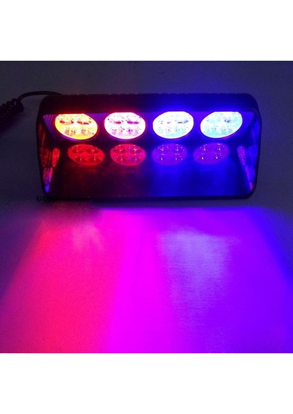 Cam Içi Çakar Lamba Uzaktan Kumandalı 16 LED 24W 12V Kırmızı-Mavi / LAPA520 fırsatları