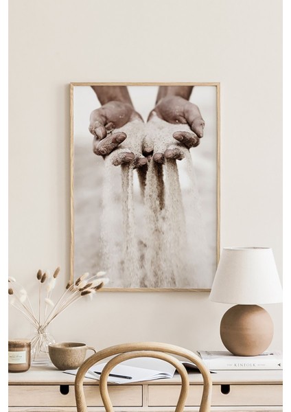 Tek Parça Ahşap Çerçeveli Poster Tablo