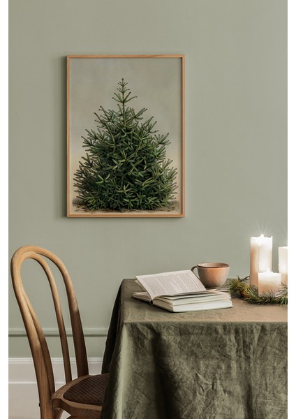 Tek Parça Ahşap Çerçeveli Poster Tablo