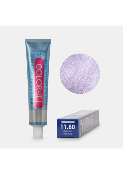 Kalıcı Saç Boyası Color-It 11.80 Aluminyum