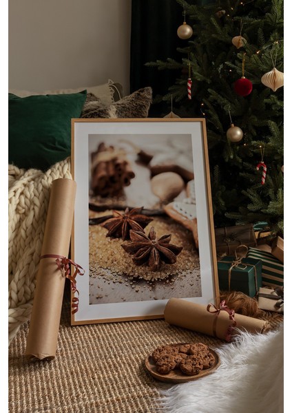 Tek Parça Ahşap Çerçeveli Poster Tablo