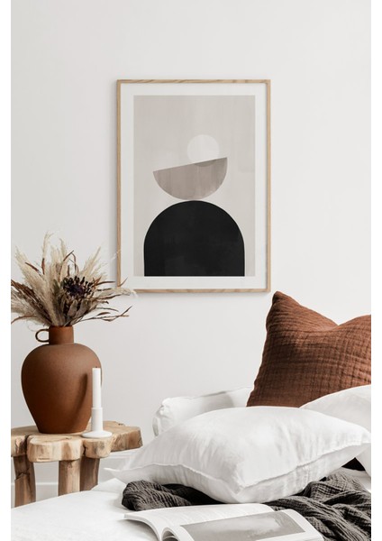 Tek Parça Ahşap Çerçeveli Poster Tablo