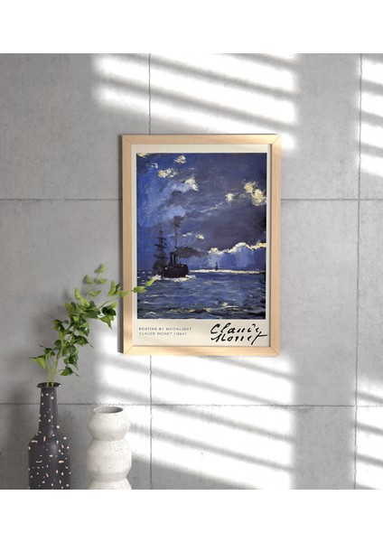 Posterstoreco Claude Monet 1864 Ahşap Çerçeveli Tablo fiyatları