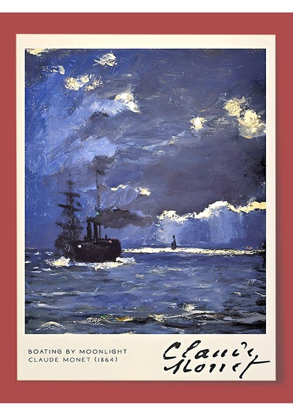 Posterstoreco Claude Monet 1864 Ahşap Çerçeveli Tablo modelleri