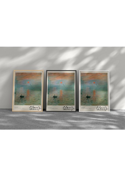 Posterstoreco Claude Monet 1872 Ahşap Çerçeveli Tablo