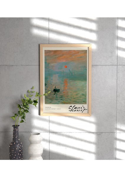 Posterstoreco Claude Monet 1872 Ahşap Çerçeveli Tablo fiyatları