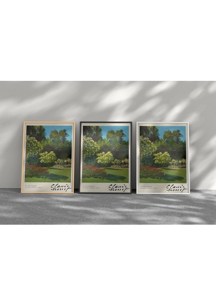 Posterstoreco Claude Monet 1867 Ahşap Çerçeveli Tablo