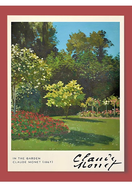Posterstoreco Claude Monet 1867 Ahşap Çerçeveli Tablo modelleri