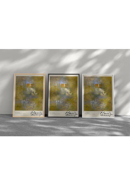 Posterstoreco Claude Monet 1874 Ahşap Çerçeveli Tablo