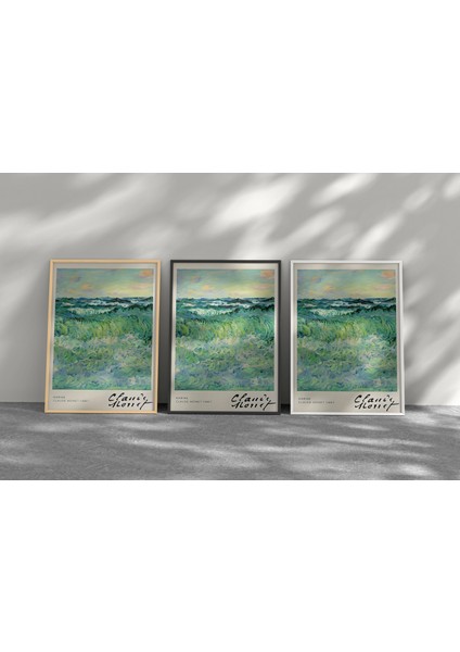 Posterstoreco Claude Monet 1881 Ahşap Çerçeveli Tablo