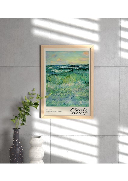Posterstoreco Claude Monet 1881 Ahşap Çerçeveli Tablo fiyatları