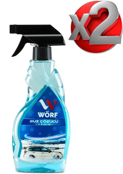 Wörf Buz Çözücü Sprey Donma Önleyici 500 ml x 2 Adet