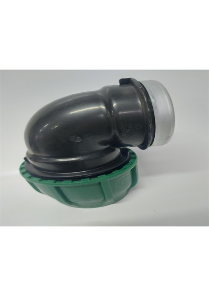 90*3" Kaplin Içten Dişli Dirsek Yeşil Seri