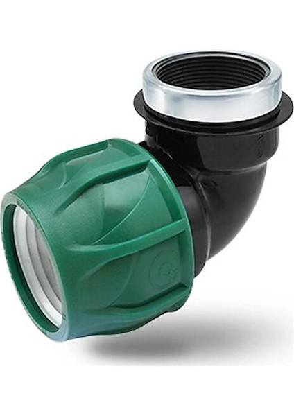 75*2 1/2" Kaplin Içten Dişli Dirsek Yeşil Seri