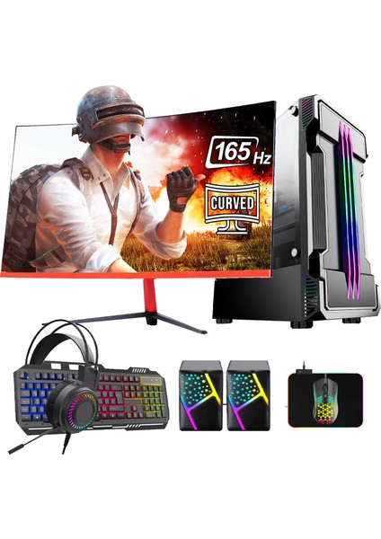 Current V150 I5 12400F 32GB Ram 960GB SSD RTX3050 8gb 23.6 Curved Monitör Oyun Pc