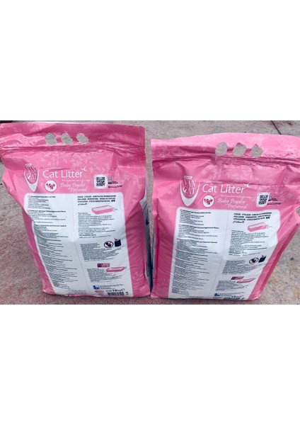 Van Cat  Baby Powder Parfümlü Kedi Kumu 10 kg x 2 Adet