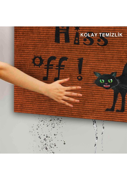 Kedi Köpek Komik Tasarımlı Dekoratif Kapı Önü Paspas, Dış Mekan/ev Içi/banyo/mutfak/yatak Odası/giriş Paspasları
