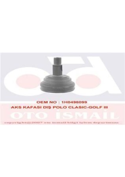 302175 Glanzer 302175 Aks Kafası Dış Golf Iıı Vento 1.8 2.0