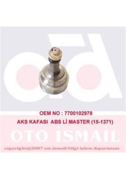 RRN2999A RRN2999A Aks Komple Sol Master Iı 2.2 Dci Abs Li 01 10