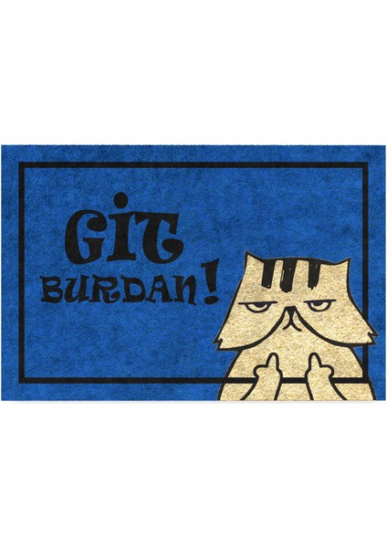 Kedi Köpek Komik Tasarımlı Dekoratif Kapı Önü Paspas, Dış Mekan/ev Içi/banyo/mutfak/yatak Odası/giriş Paspasları