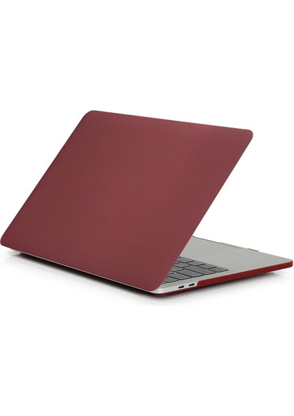 Macbook Air 13 A2179 Kılıf Mat Doku Hardcase Kapak 2020