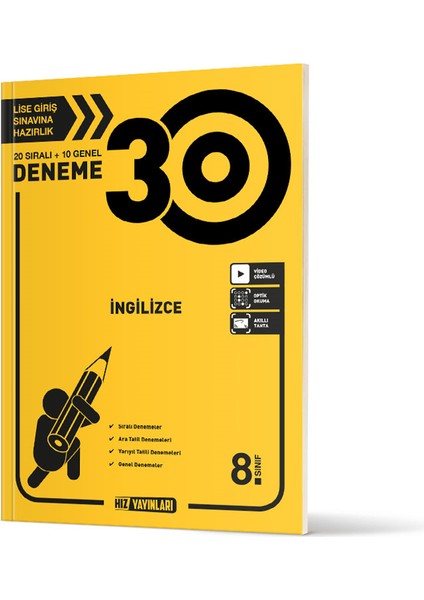 8. Sınıf İngilizce 30'lu Deneme