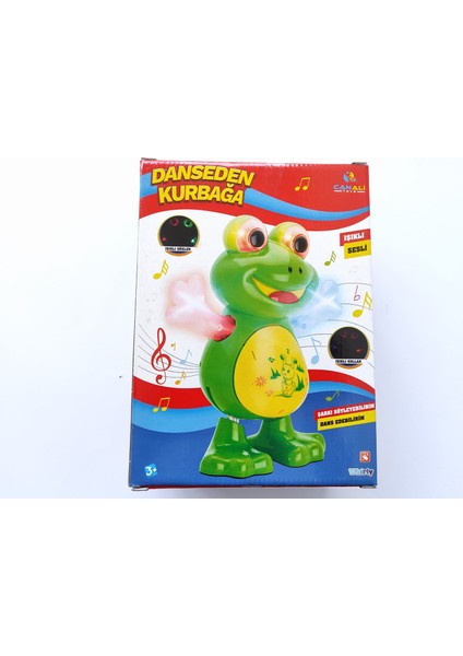 Can Ali Toys Dansçı Kurbağa Işıklı Müzikli Hareketli Dans Eden Kurbağa