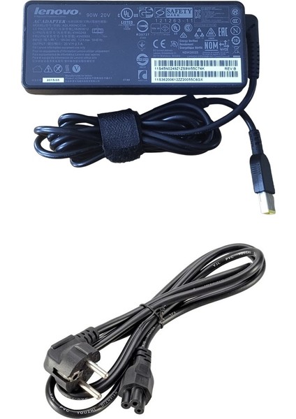 Orjinal 20V 4.5A 90W USB Tip Notebook Adaptör ADLX90NCC3A + Güç Kablosu