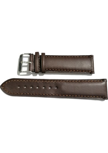 Bombeli Kahverengi Dana Deri 22 mm Kahverengi Saat Kordonu fiyatları