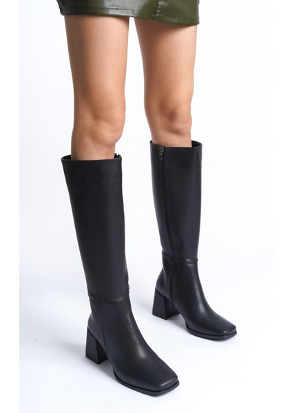 Kadın Günlük Fermuarlı Klasik Çizme UN001-0122/SYH Cilt/37 fiyatları