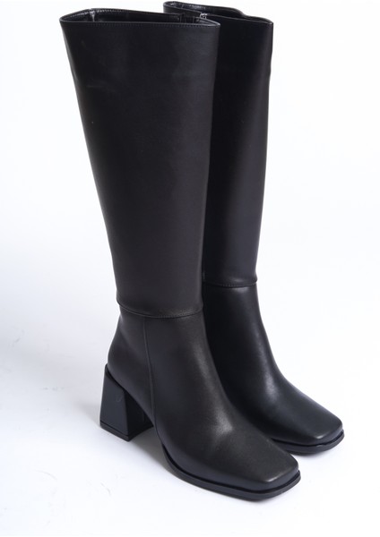 Kadın Günlük Fermuarlı Klasik Çizme UN001-0122/SYH Cilt/37 modelleri