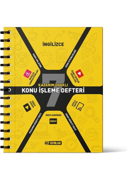 7. Sınıf İngilizce Konu İşleme Defteri
