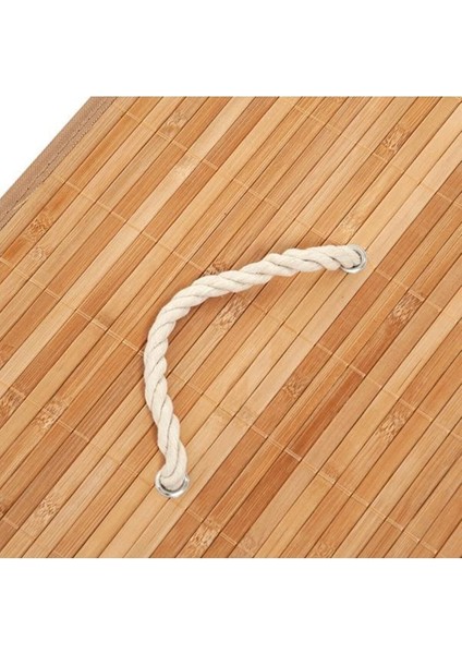 Bambu Dikdörtgen Çamaşır Sepeti - 60 Lt fırsatları