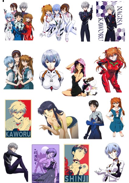 Neon Genesis Evangelion Sticker Set