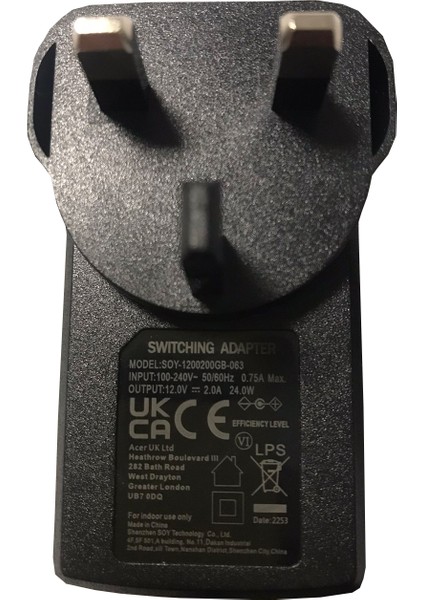 12V 2A 24W Ac Orijinal Adaptör 25.TJDMD.005