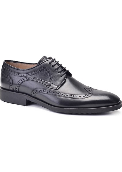 Siyah Termo Taban Yalıtımlı Kaymaz Wing Tip Erkek Kışlık Ayakkabı -11858- fiyatları