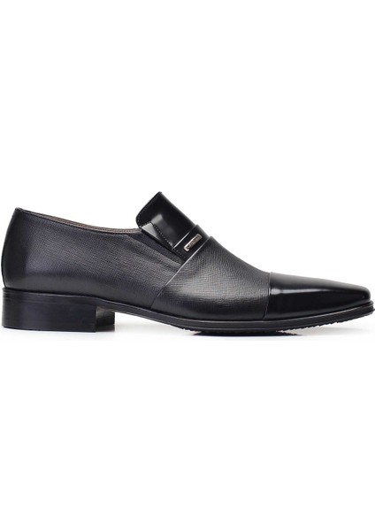 Siyah Klasik Loafer Erkek Ayakkabı -11834-