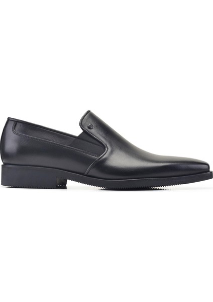 Siyah Termo Loafer Erkek Ayakkabı -44821-