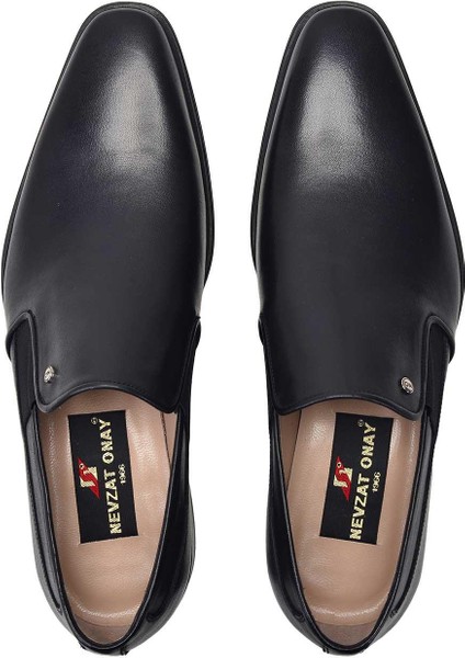Siyah Termo Loafer Erkek Ayakkabı -44821-