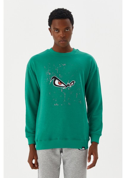 Erkek Sweatshirt Yeşil M500235 fiyatları