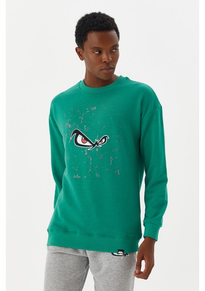 Erkek Sweatshirt Yeşil M500235 modelleri
