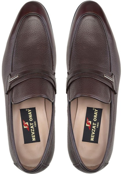 Kahverengi Bağcıksız Neolit Erkek Ayakkabı -84111- modelleri