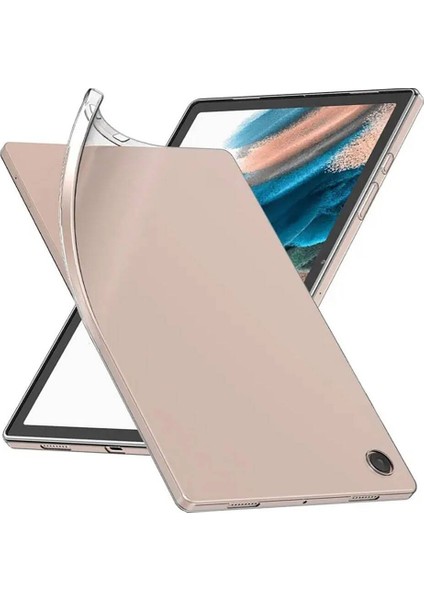 Samsung Galaxy Tab A9 Kılıf Şeffaf Ince Esnek Silikon Kılıf Zipax-Süper