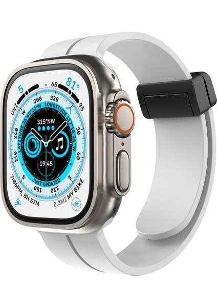 Apple Watch 41 mm Silikon Kordon Elegance Stylısh Watch 2/3/4/5/6/7/8/se/ultra AZN-KR412