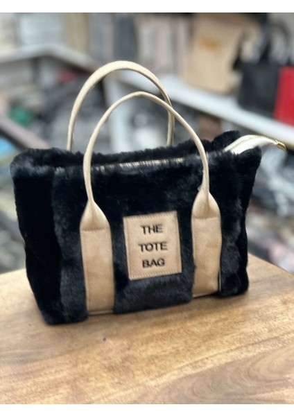 Nbi Bags The Tote Bag Peluş Uzun Nubuk Kolon Askılı Kadın El ve Omuz Çantası